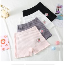 여학생 이너웨어 데일리 속바지 편안한 면 언더웨어 4p 사각팬티[cite: 8]