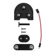 전동 스쿠터 펜더 킥스탠드 스페이서용 수정된 뒷바퀴 발 스페이서 브래킷 키트, 8. black, 1개