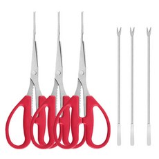 게가위 C타입 레드 3개 + 게포크 A타입 3개, 1개