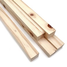 아이베란다 히노끼 편백나무 쫄대 각재 각목 몰딩 18x30x800mm, 5개