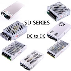 Meanwell 단일 DC to 컨버터 전원 공급 장치 SD-15/25/50/100/150/200/350 A/B/C/D 5/12/24/48V 변환, 07 SD-350, 01 D(72-144VDC), 03 12VDC