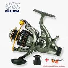 1000-5000 유형 낚시 릴 4.9:1 스피닝 릴 최대 드래그 12Kg + 1BB 잉어 낚시 릴 알루미늄 스풀 스피닝 휠 카렛, Champagne, 13