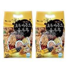 [1+1묶음] 이레에프에스 호두아몬드율무차 50스틱, 18g, 50개입, 2개