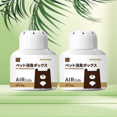 異味消除 冰箱冷藏室適用 空氣淨化芳香劑, 1個, 「清新」消臭盒*2