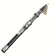 텔레스코픽 낚싯대 3 M 2.7M 2.4M 2.1M 1.8M 1.5M 스피닝 플라이 잉어 피더 Pesca 울트라 라이트 보트 루어 미니 여행로드, 하얀색