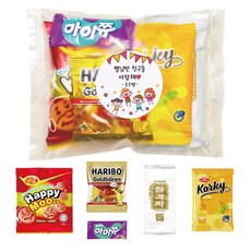 주주나라 단체 행사 학교 교회 구디백 포켓 봉투포장 답례품 간식선물세트, 30개, 간식세트