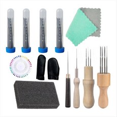 128 PCS 바늘 Felting 키트 4 크기 Felting 바늘 바늘 Felting 도구 DIY 공예와 호환용 양모 Felting 용품 키트, 흔한, 1개