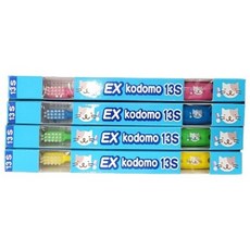 코도모 어린이 칫솔 13S, 혼합색상, 4개입, 1세트