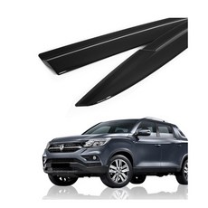 E380 렉스턴 스포츠 스포츠칸 깨지지 않는 블랙바이져 4PCS