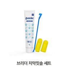 강아지용 칫솔치약세트 반려동물 덴탈케어 구강관리 소형 치약 칫솔 구강관리용품 반려동물 고양이 애견 dew+02678bp