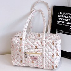 별빛 오월날 빅윰백 누빔 보냉 기저귀가방, 베이지