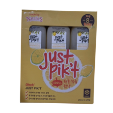 [코스트코] 나탈리스 저스트 픽 레몬 착즙액 (6개입) 아이스박스포장 냉동식품, 1.5L, 1개