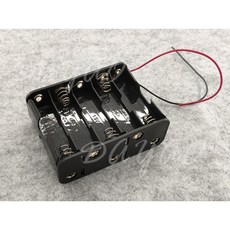 AA 3號 10節 串聯 電池盒 正反面雙層 可裝10節3號電池 帶線, 1個