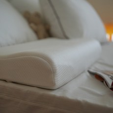 棉床本舖 眠眠低枕 人體工學枕 高密度泡綿 60D天絲表布 台灣製 枕頭, 1個, 極低60D枕一入