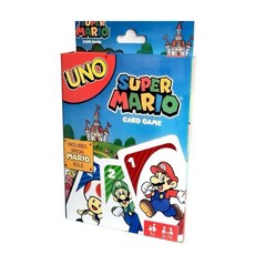 台灣現貨多款UNO桌遊卡牌，經典聚會遊戲，多種主題可選，快速出貨, 瑪利歐, 1個