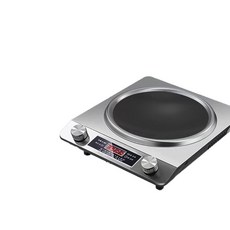 독일 기술 업소용 고출력 인덕션 탕후루 밥솥 오목면 밝은 실버-오목형 전자레인지 프리스탠딩 검정 금-오목형 전자레인지+철 팬 세트, 빌트인, 4500W 정철 전자레인지+32CM