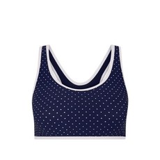 업사이드 스펠바운드 제이드 폴카 도트 레이서백 스포츠 브라