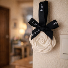 리본까멜리아 석고방향제 호두마루샵 돌웨딩스승의날답례품 크리스마스단체선물 석고방향제/오퓨저, 헤스페리데스