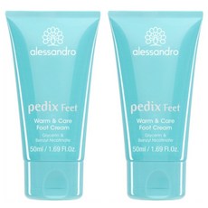 알레산드로 페딕스 핏 웜 케어 풋 크림 50ml 2개 pedix feet warm care 네일샵 페디큐어, 1개입