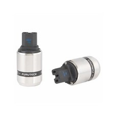 海恩數位 Furutech FI-48 NCF(Ag) 母頭 不鏽鋼鍍銀電源插頭 日本製造, 1個