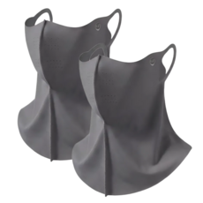 여름필수 모라 자외선차단마스크 등산 골프 1+1, 2개, Charcoal