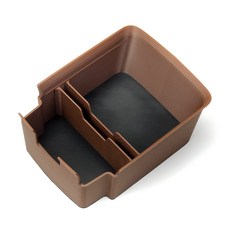 핏콘 그랑 콜레오스 가변형 콘솔 트레이 튜닝 용품, 3 블랙_브라운