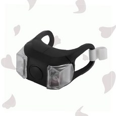 자전거 실리콘 LED 조명 라이트 헤드 전조등 야간 안전 라이딩 실리콘등, 1개, 라이트(옐로우)