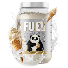 熊貓補充劑 Fuel 優質蛋白香草冰淇淋, 1個, 910g