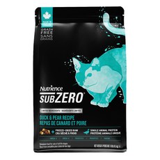 紐崔斯 Nutrience [單一蛋白]黑鑽頂級無穀凍乾貓糧 1.8KG/4.5KG 貓飼料 全新升級 拿鐵貓花花, 低敏無榖貓＋凍乾(美膚鴨肉＋梨子),1.8KG（贈自然鮮1入）, 1個