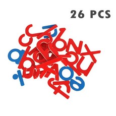 어린이 몬테소리 활동 알파벳 상자 언어 장난감 인쇄 ABC 카드 빨간색 파란색 문자 오픈 엔드 교육 교사 보조 271099, F