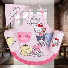 앞치마 토시 두건 3종 세트 교실활동 딸선물 미술수업 귀여운소품 어린이집 베이킹