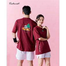 테크니스트 아울렛 TNT54113 코튼라이크 남여공용 캐쥬얼 운동복 배드민턴 탁구 스쿼시 스포츠웨어