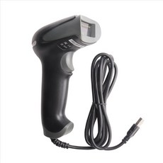 Netum F20 핸드 헬드 유선 CCD 바코드 스캐너 휴대용 32 비트 USB 케이블 A4 Bar Code Reader POS 시스템, 검은색