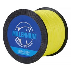 밀레니엄 PE 라인 합사줄 8합사 500M 낚시줄, 옐로우, 1개
