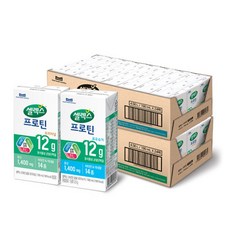 셀렉스 마시는 단백질 프로틴 음료 2종 세트 (오리지널 190ml 24개입 + 로우슈거 190ml 24개입), 24개