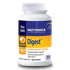 ENZYMEDICA Digest Complete Enzyme Formula酵素素食膠囊, 30顆, 1罐