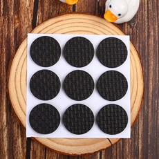 의자 발패드 바닥보호 원형 9P 1장 의자바닥보호 의자패드 바닥긁힘방지 27mm, 1개