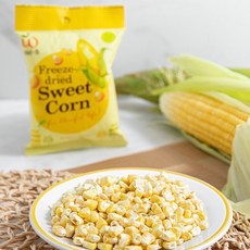 Wel·B 草莓香蕉 凍乾蘋果，12M+寶寶零食，無添加水果乾, 1個, 甜玉米粒(15g)