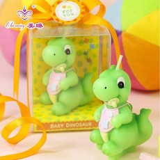 臺灣出貨 爆款恐龍造型生日蠟燭 卡通工藝派對蠟燭 男孩生日禮物首選, 1個, 恐龍蠟燭