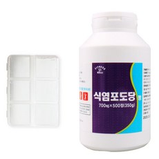 휘트니스 식염포도당 500정+약통, 1개, 500정