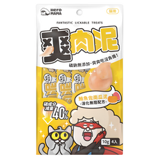 HeroMama 爽肉泥 一包4入 10g/條 貓咪零食 犬貓適用, 鮪魚南瓜, 10g, 4條