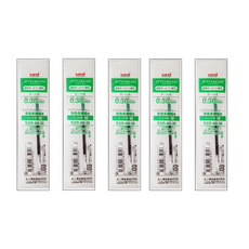 유니 제트스트림 리필심 0.38mm 멀티펜전용, 초록5개