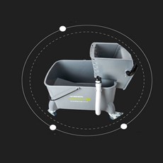 오늘의줍줍 이동식 걸레 짜는통 물걸레탈수통