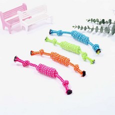 강아지 이갈이 사탕 로프 혼자놀기 노령견 터그놀이 소형견 튼튼한 물기, 사탕로프-랜덤