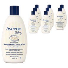 아비노베이비 수딩 릴리프 크리미 워시 무향, 9개, 236ml