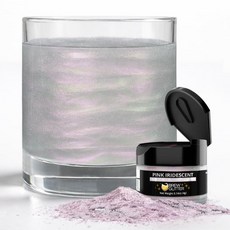 Bakell Brew Glitter 식용 글리터 음료 칵테일 맥주 장식 음료용 그린 4g 222129, 핑크 무지개 빛깔