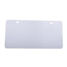 차량과 호환되는 열전사 자동차 번호판 태그 DIY 맞춤 디자인 12x6인치 흰색 승화 플레이트, 사이즈 이미지 참고, B, 1개