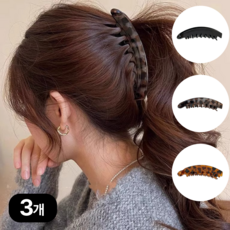 엘로어트 포니테일 집게핀 헤어 바나나핀 3종