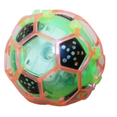 LED 크레이지 축구공 탱탱볼 월드컵 장난감 불빛공 어린이선물, 색상랜덤 건전지별도구매