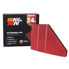 K&N 엔진 에어 필터: 연 수명 24000마일 교체용 에어 필터: 2017-2019 쉐보레 / GMC/캐딜락/뷰익 (블레이저 트래버스 아카디아 XT5 엔클레이브) KNX-50